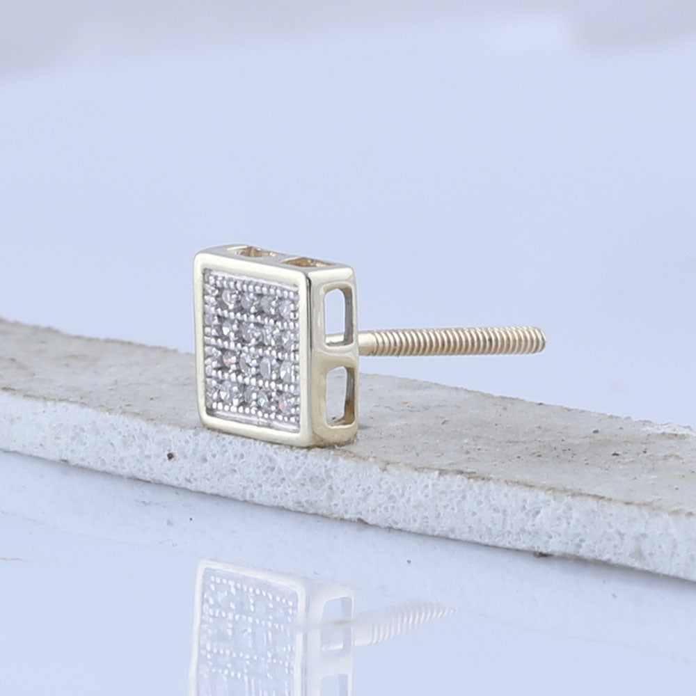 1/10CT-DIA P1N MICRO-PAVE EARRING Daisy Joyeria