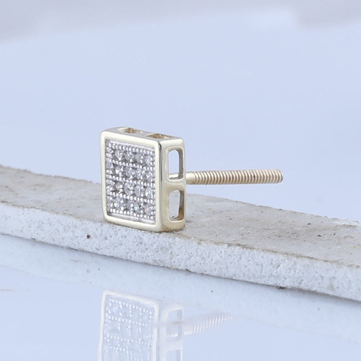 1/10CT-DIA P1N MICRO-PAVE EARRING Daisy Joyeria