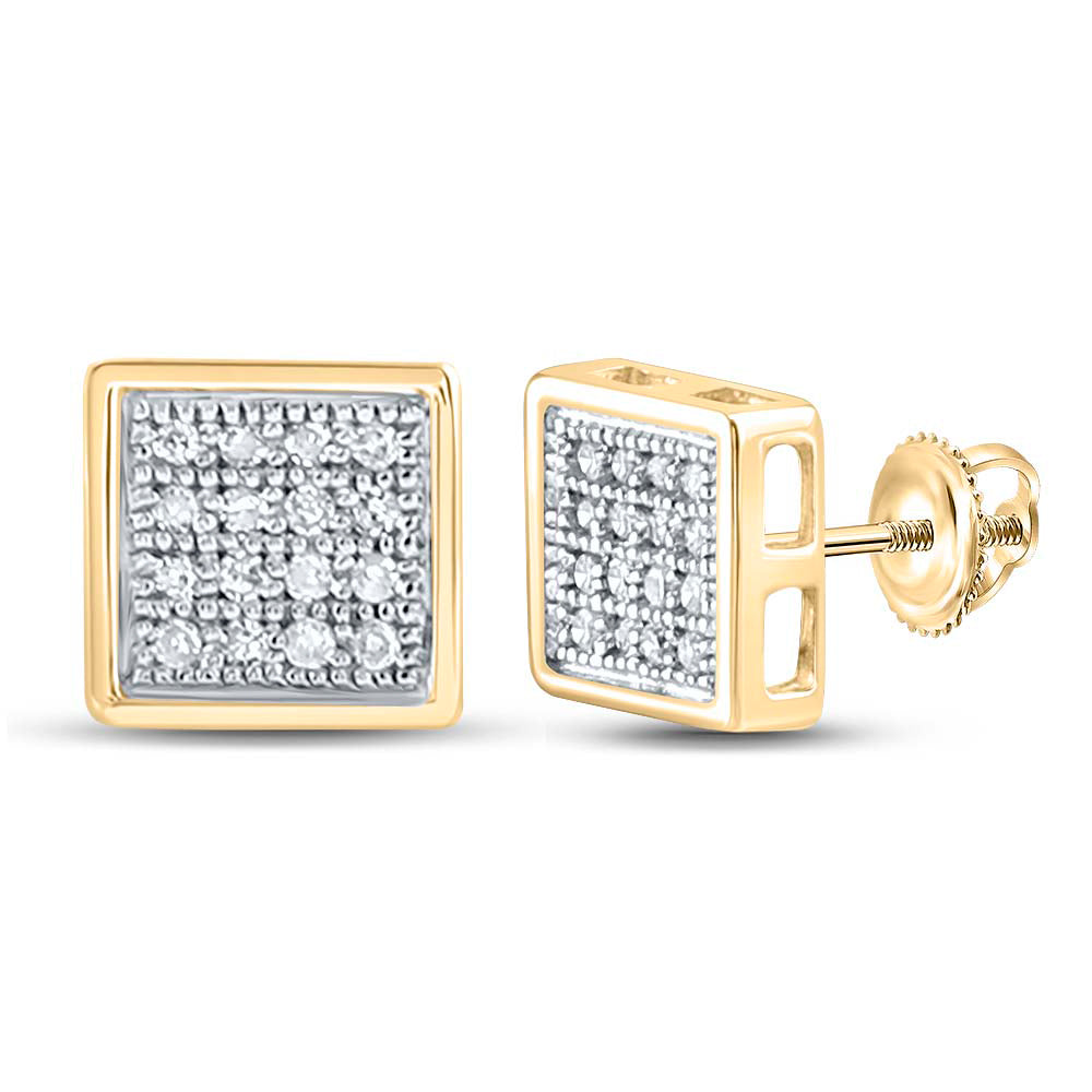 1/10CT-DIA P1N MICRO-PAVE EARRING Daisy Joyeria