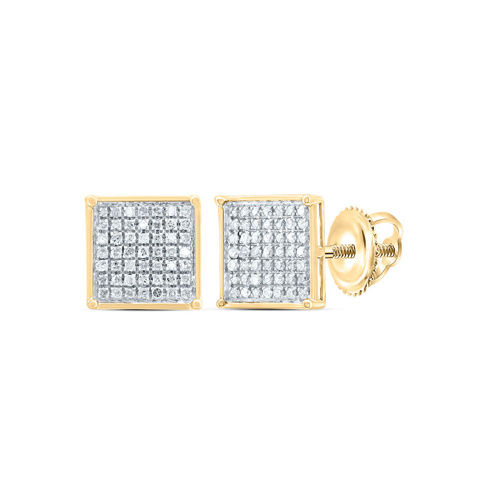 1/3CT-DIA MICRO-PAVE EARRINGS Daisy Joyeria