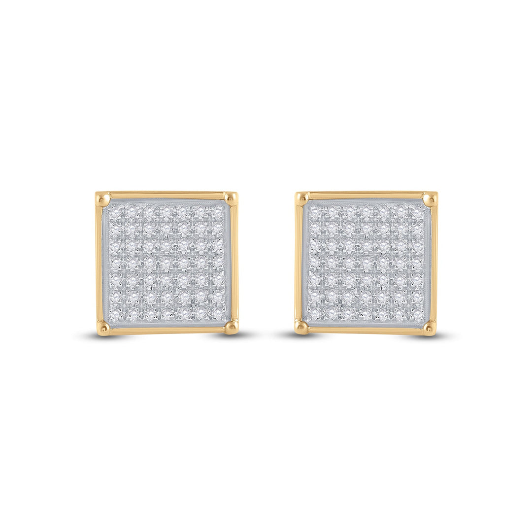 1/3CT-DIA MICRO-PAVE EARRINGS Daisy Joyeria