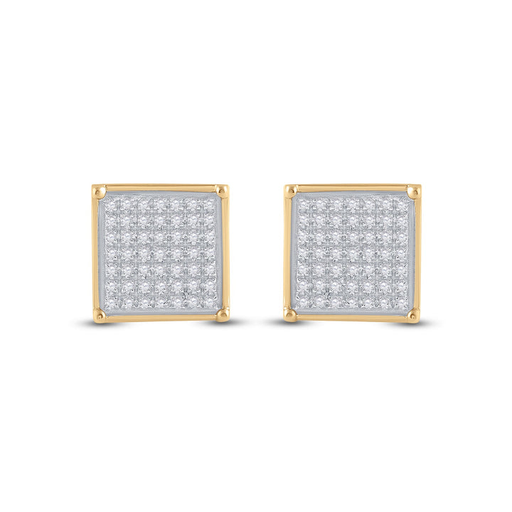 1/3CT-DIA MICRO-PAVE EARRINGS Daisy Joyeria