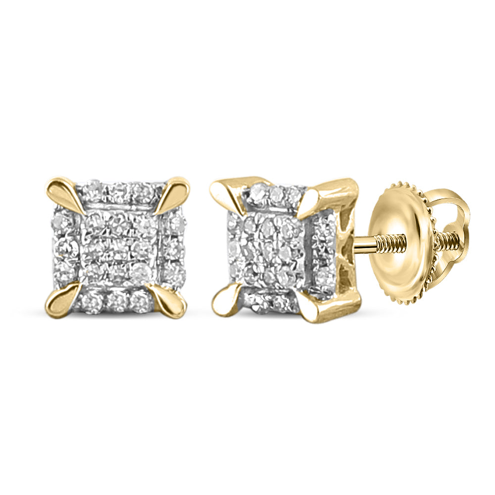 1/20CT-DIA MICRO-PAVE EARRING Daisy Joyeria