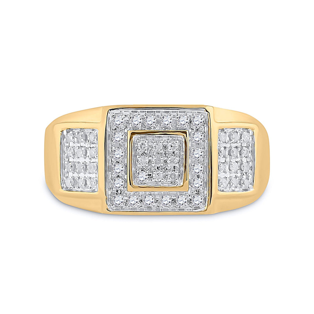 1/4CTW MICRO-PAVE DIA. RING 10 Daisy Joyeria