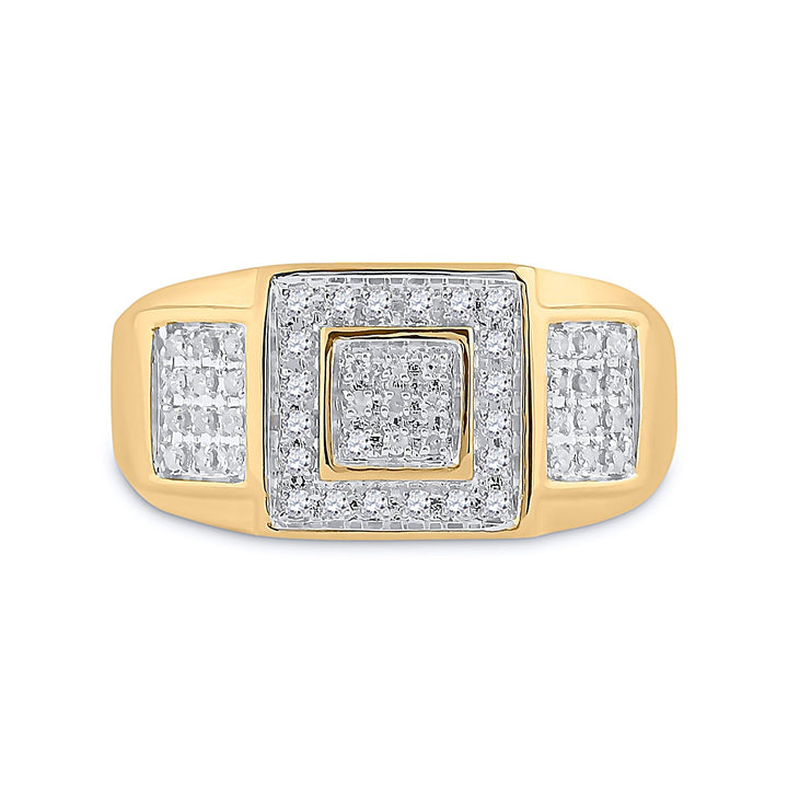 1/4CTW MICRO-PAVE DIA. RING 10 Daisy Joyeria