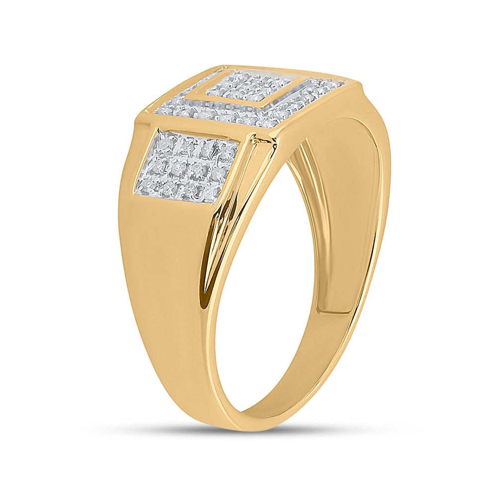 1/4CTW MICRO-PAVE DIA. RING 10 Daisy Joyeria