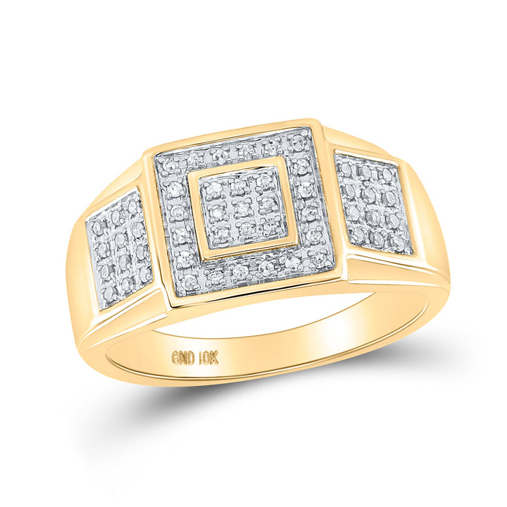 1/4CTW MICRO-PAVE DIA. RING 10 Daisy Joyeria