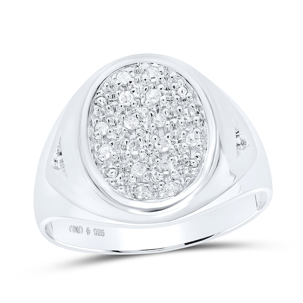 1/6CT-DIA FASHION MENS RING 10 Daisy Joyeria