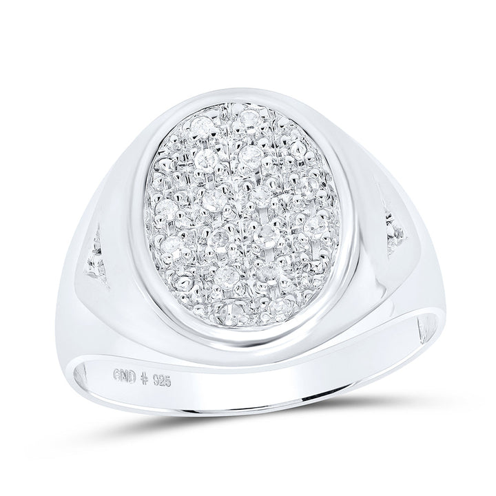 1/6CT-DIA FASHION MENS RING 10 Daisy Joyeria