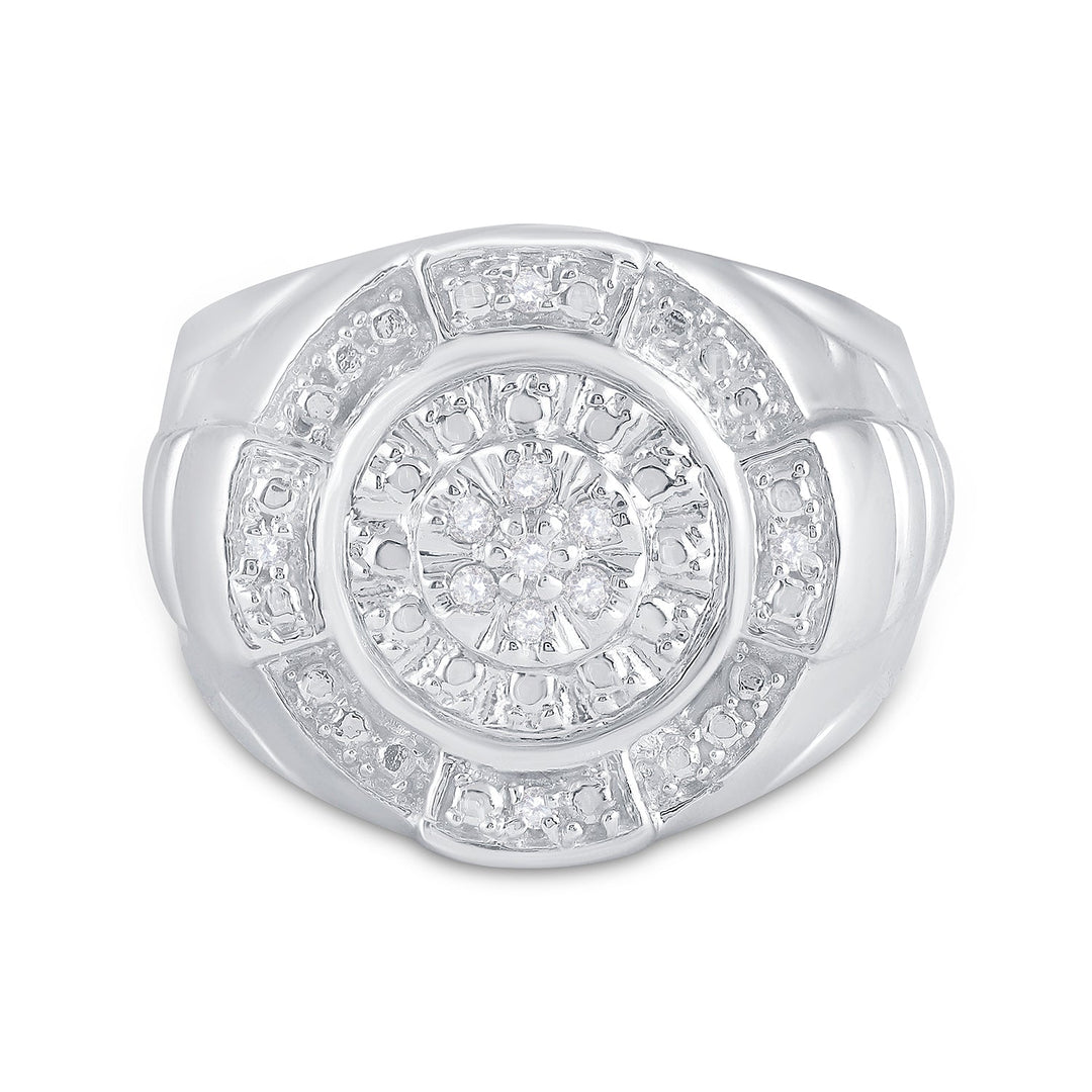 1/10CT-DIA FASHION MENS RING 10 Daisy Joyeria