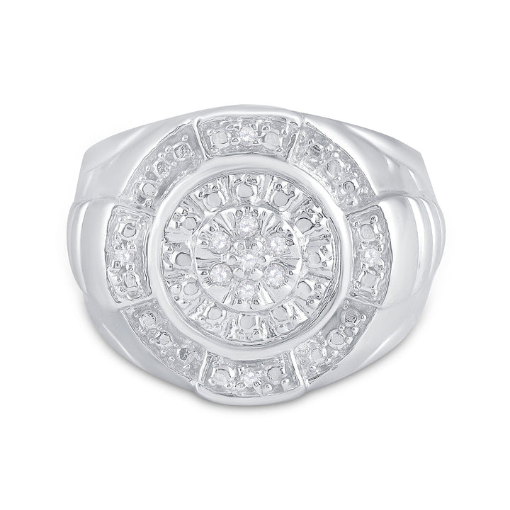 1/10CT-DIA FASHION MENS RING 10 Daisy Joyeria