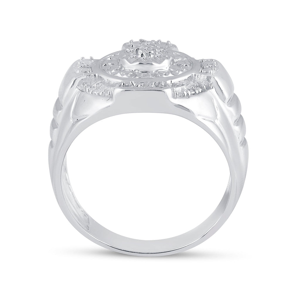 1/10CT-DIA FASHION MENS RING 10 Daisy Joyeria