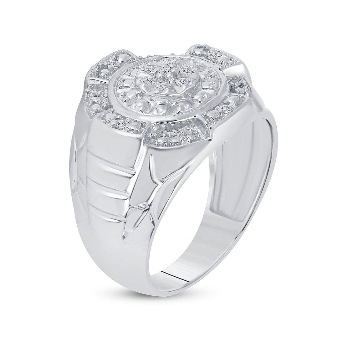 1/10CT-DIA FASHION MENS RING 10 Daisy Joyeria