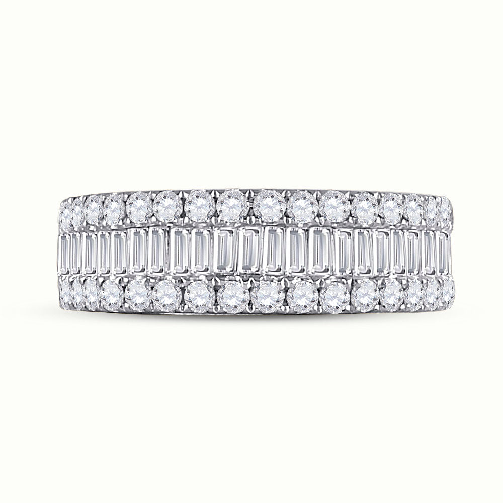 1 1/2CTW-DIA BAND 7 Daisy Joyeria