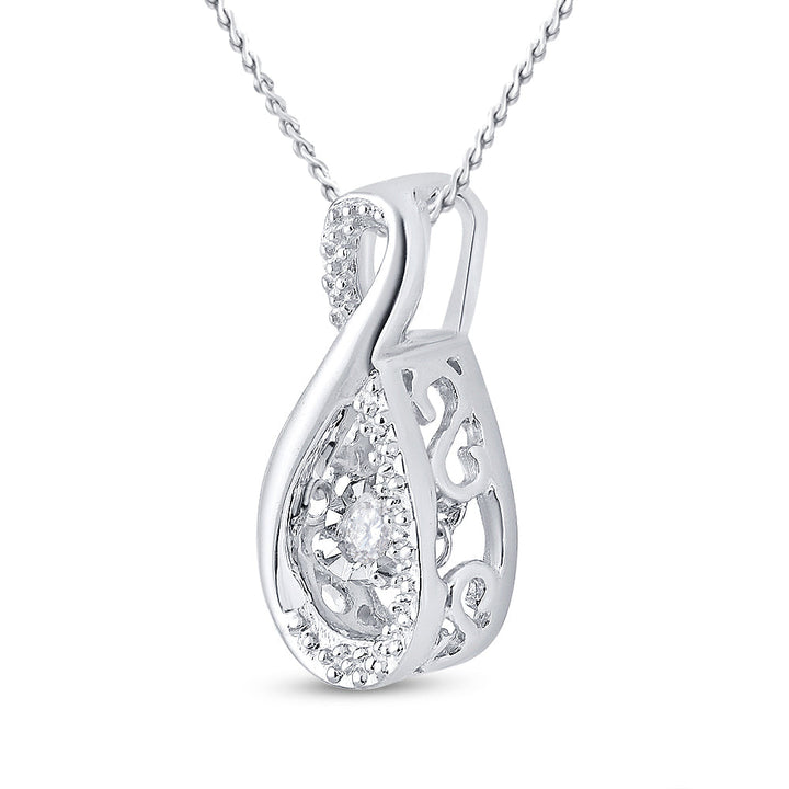 1/20CTW-DIA CN TWINKLE PENDANT Daisy Joyeria