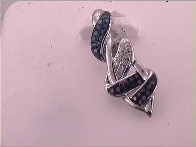 1/10CTW-DIA P1P2 MICRO-PAVE FASHION  PENDANT Daisy Joyeria