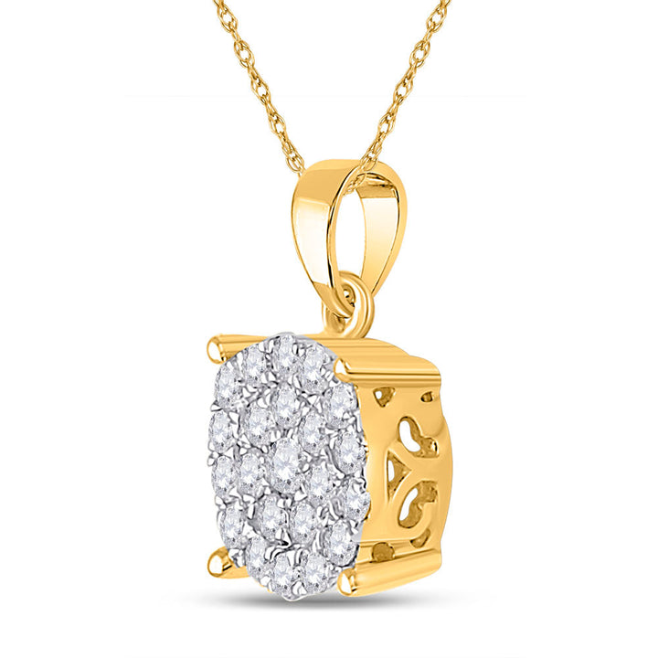 1/2CTW-DIA CINDY PENDENT Daisy Joyeria