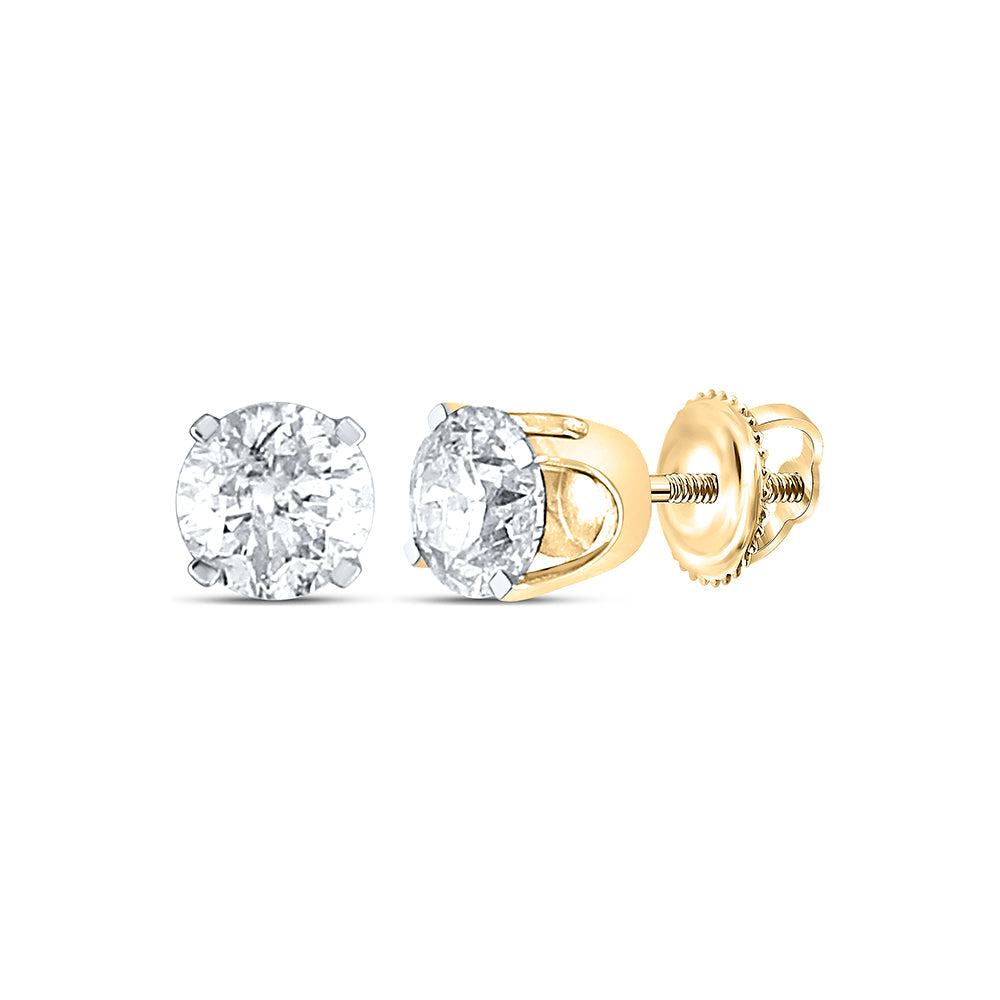 1/6CT-DIA ROUND STUDS (FINE) Daisy Joyeria