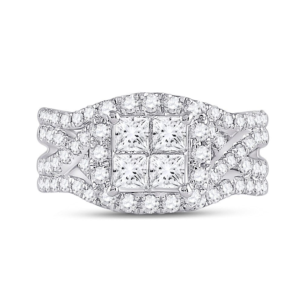 2 Cttw DIA  BRIDAL RING 7 Daisy Joyeria