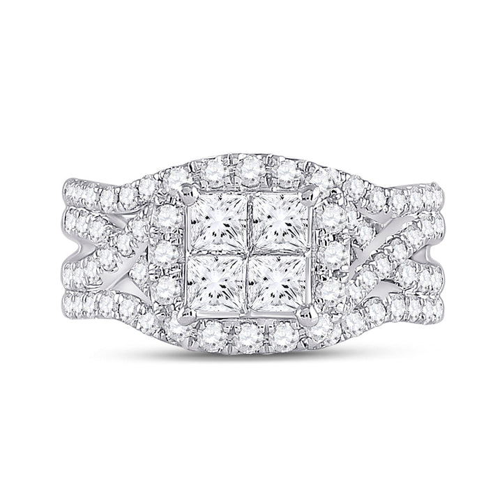 2 Cttw DIA  BRIDAL RING 7 Daisy Joyeria