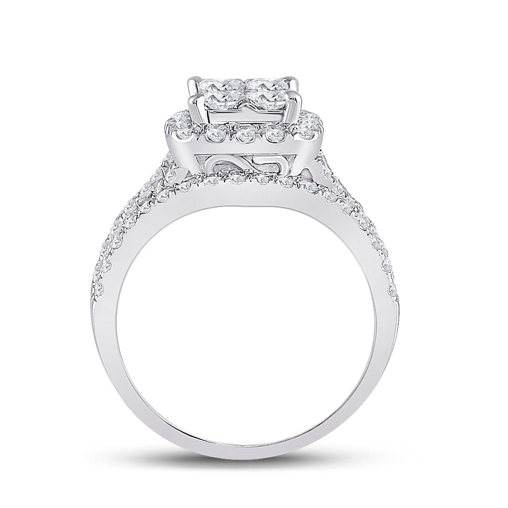 2 Cttw DIA  BRIDAL RING 7 Daisy Joyeria