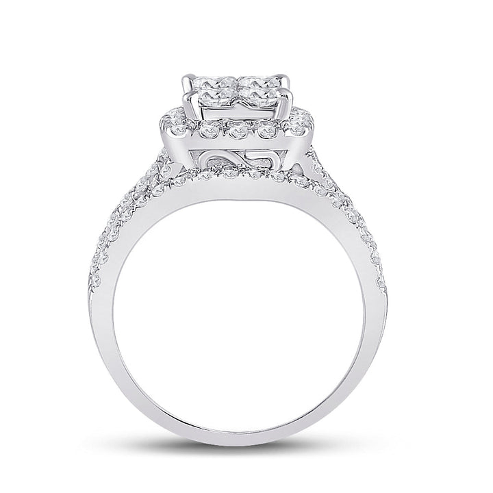 2 Cttw DIA  BRIDAL RING 7 Daisy Joyeria