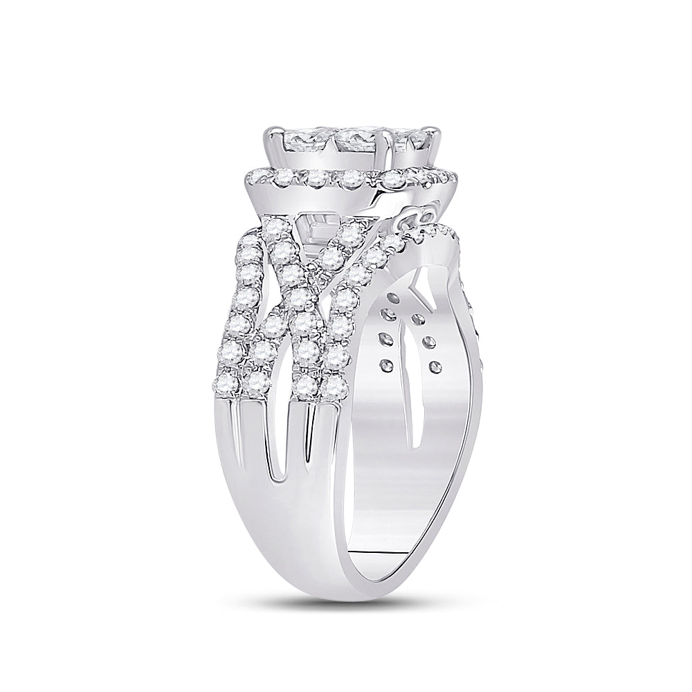 2 Cttw DIA  BRIDAL RING 7 Daisy Joyeria