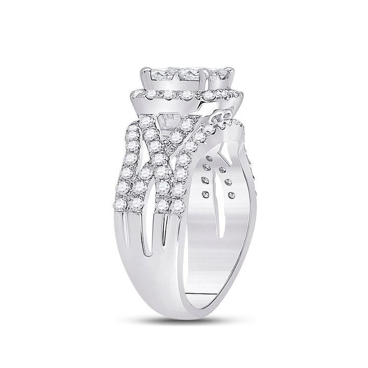 2 Cttw DIA  BRIDAL RING 7 Daisy Joyeria