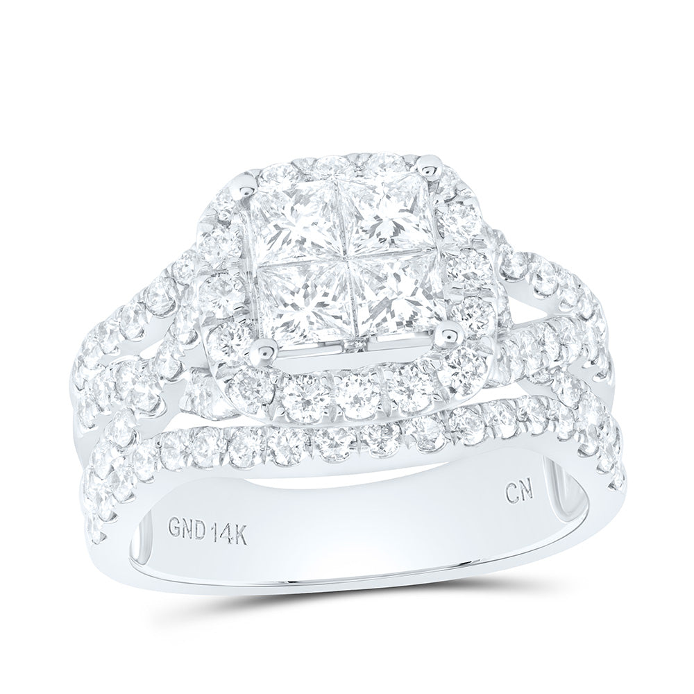2 Cttw DIA  BRIDAL RING 7 Daisy Joyeria