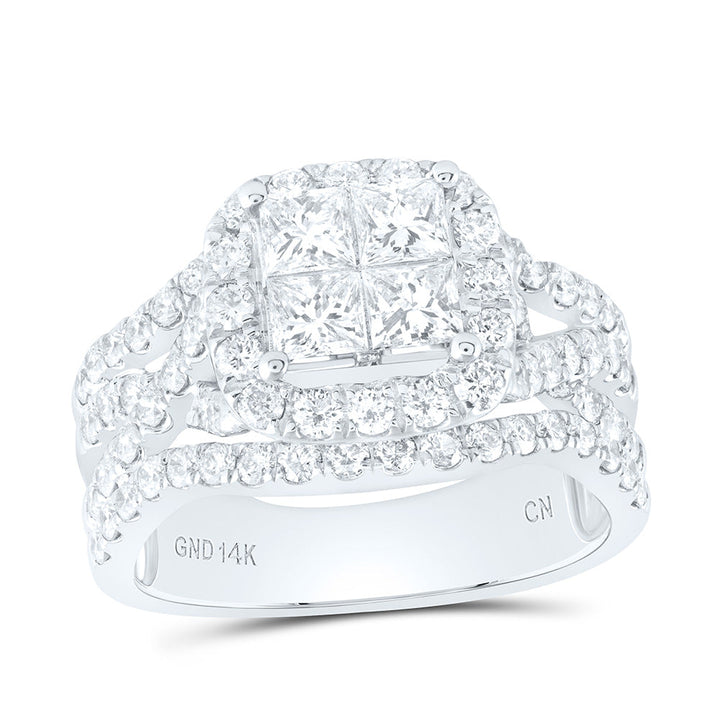 2 Cttw DIA  BRIDAL RING 7 Daisy Joyeria