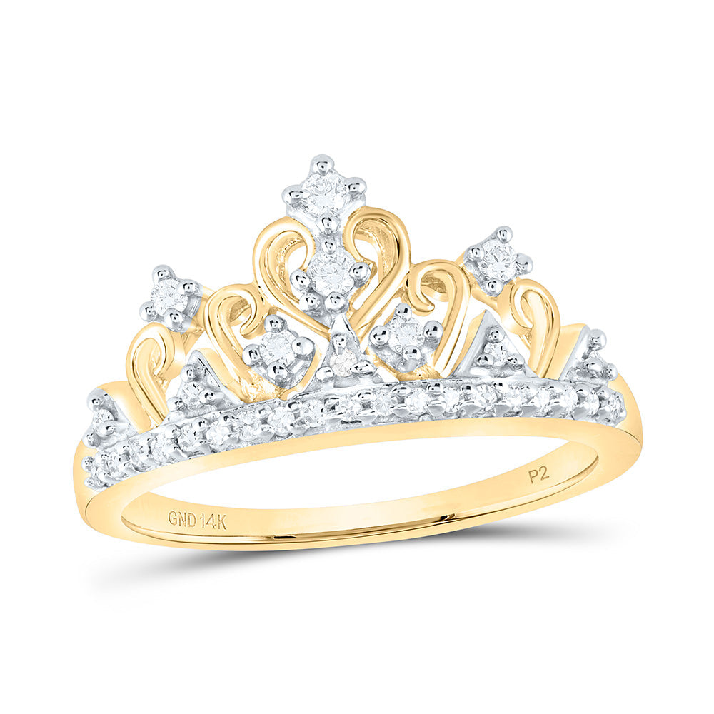1/5CTW-DIA P2 GIFT RING 7 Daisy Joyeria