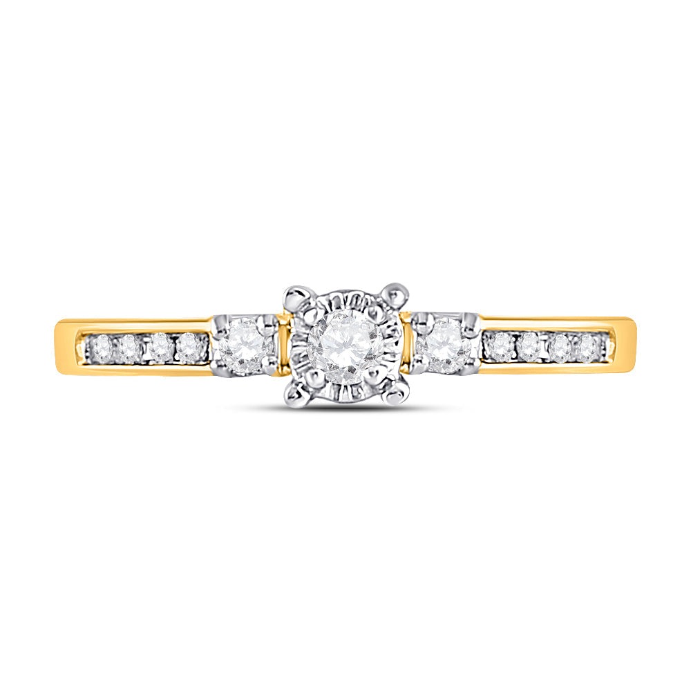 1/6CTW-DIA FASHION RING 7 Daisy Joyeria
