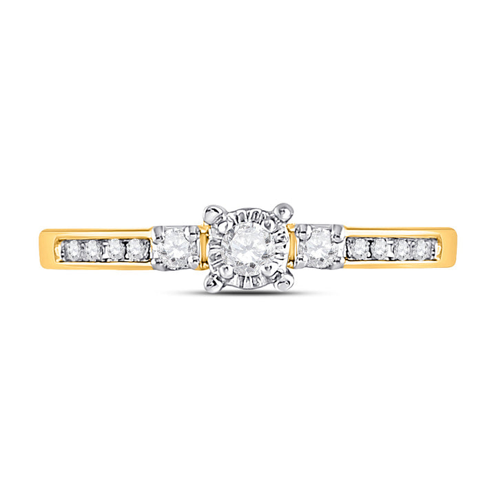 1/6CTW-DIA FASHION RING 7 Daisy Joyeria