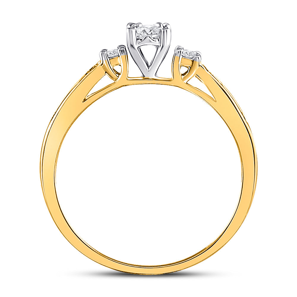 1/6CTW-DIA FASHION RING 7 Daisy Joyeria