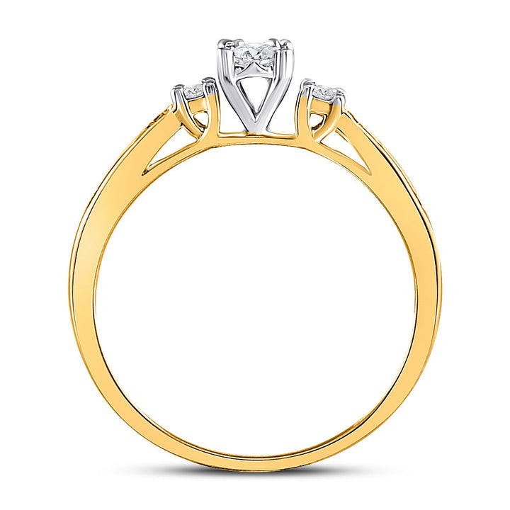 1/6CTW-DIA FASHION RING 7 Daisy Joyeria
