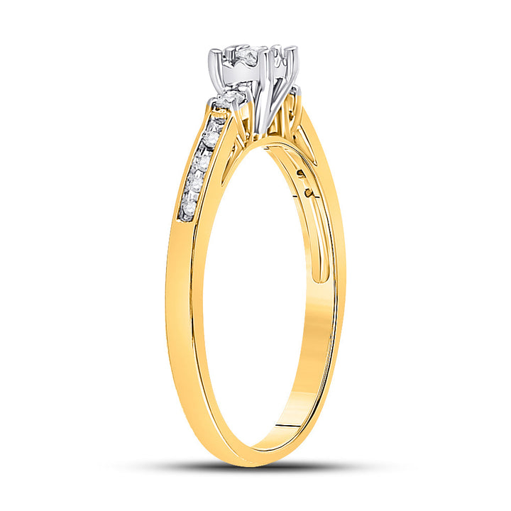 1/6CTW-DIA FASHION RING 7 Daisy Joyeria