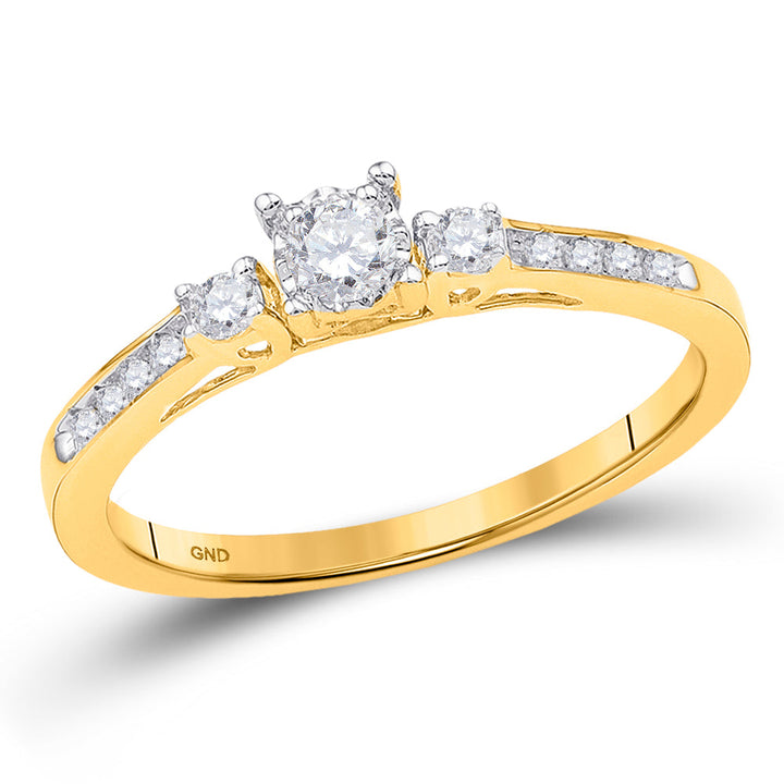 1/6CTW-DIA FASHION RING 7 Daisy Joyeria