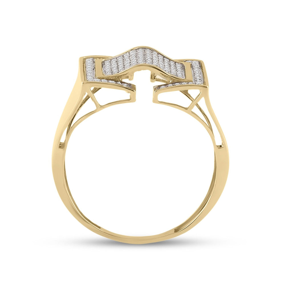 1/4CT-DIA MICRO-PAVE MENS RING 10 Daisy Joyeria