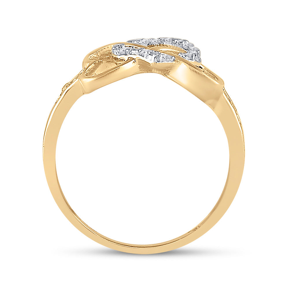 1/10CTW-DIA HEART RING 7 Daisy Joyeria