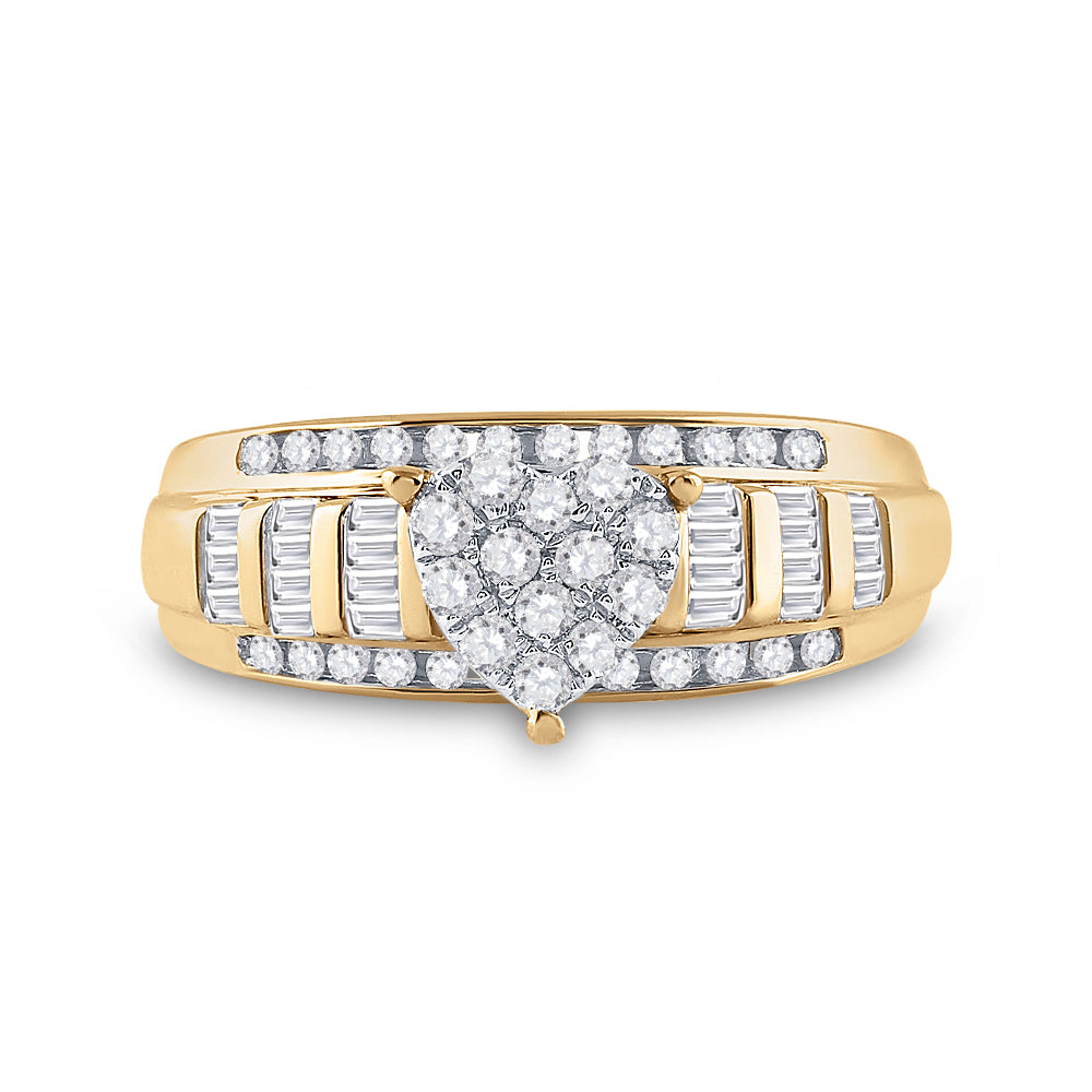 1/2CTW CINDY HEART RING 7 Daisy Joyeria