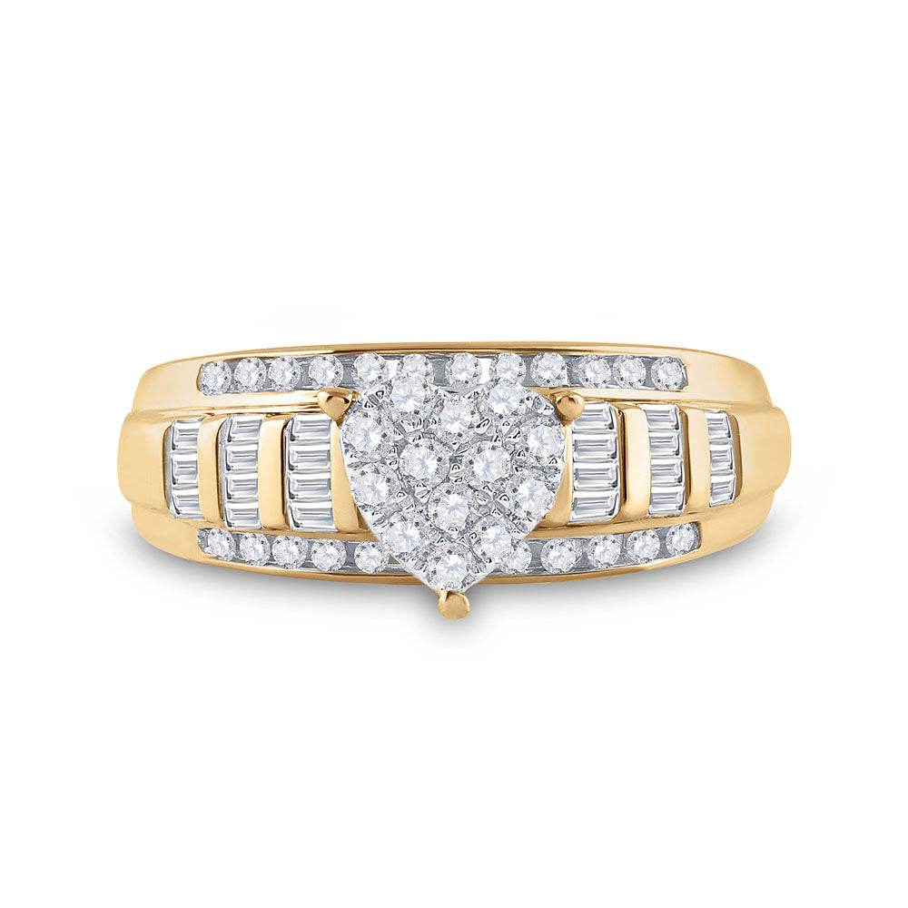 1/2CTW CINDY HEART RING 7 Daisy Joyeria