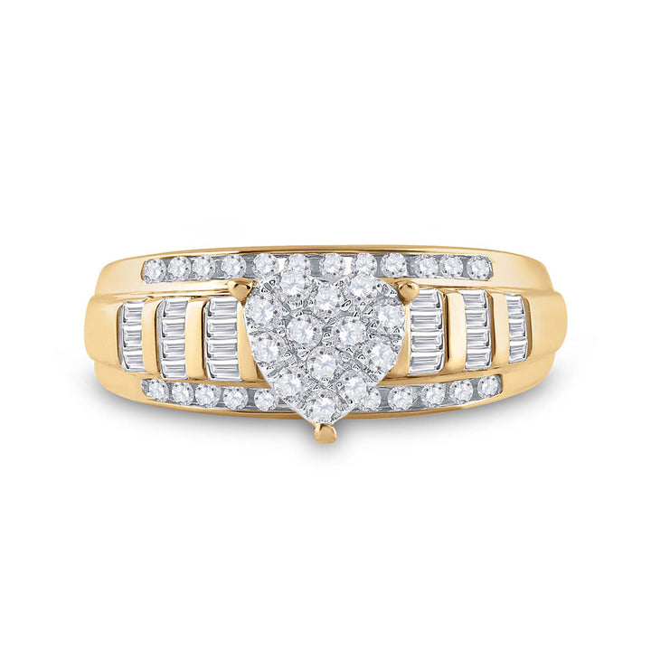 1/2CTW CINDY HEART RING 7 Daisy Joyeria