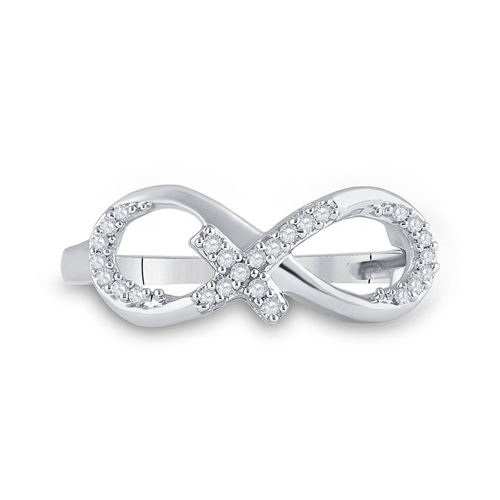 1/10CT-DIA RING 7 Daisy Joyeria