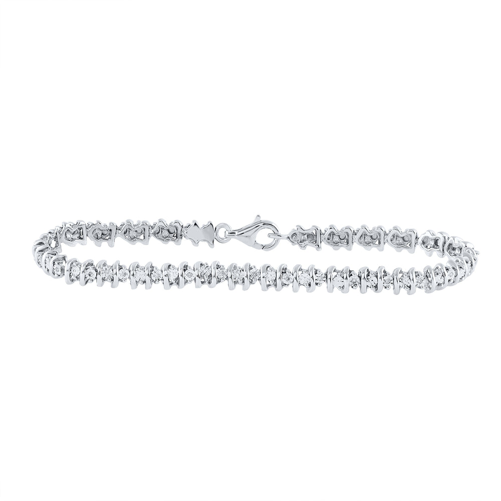 1/10CTW-DIA FASHION BRACELET Daisy Joyeria