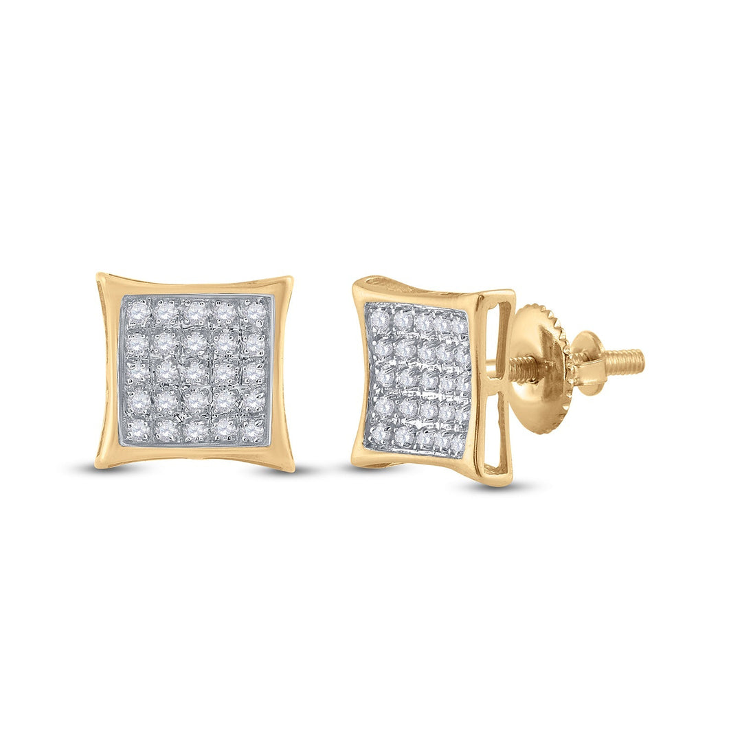 1/6CT-DIA MICRO-PAVE EARRINGS Daisy Joyeria