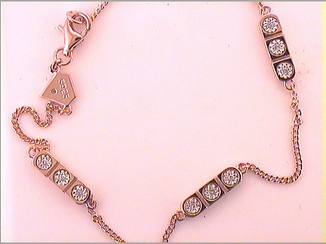 1/12CT-DIA Womens LINEAR BRACELET Daisy Joyeria