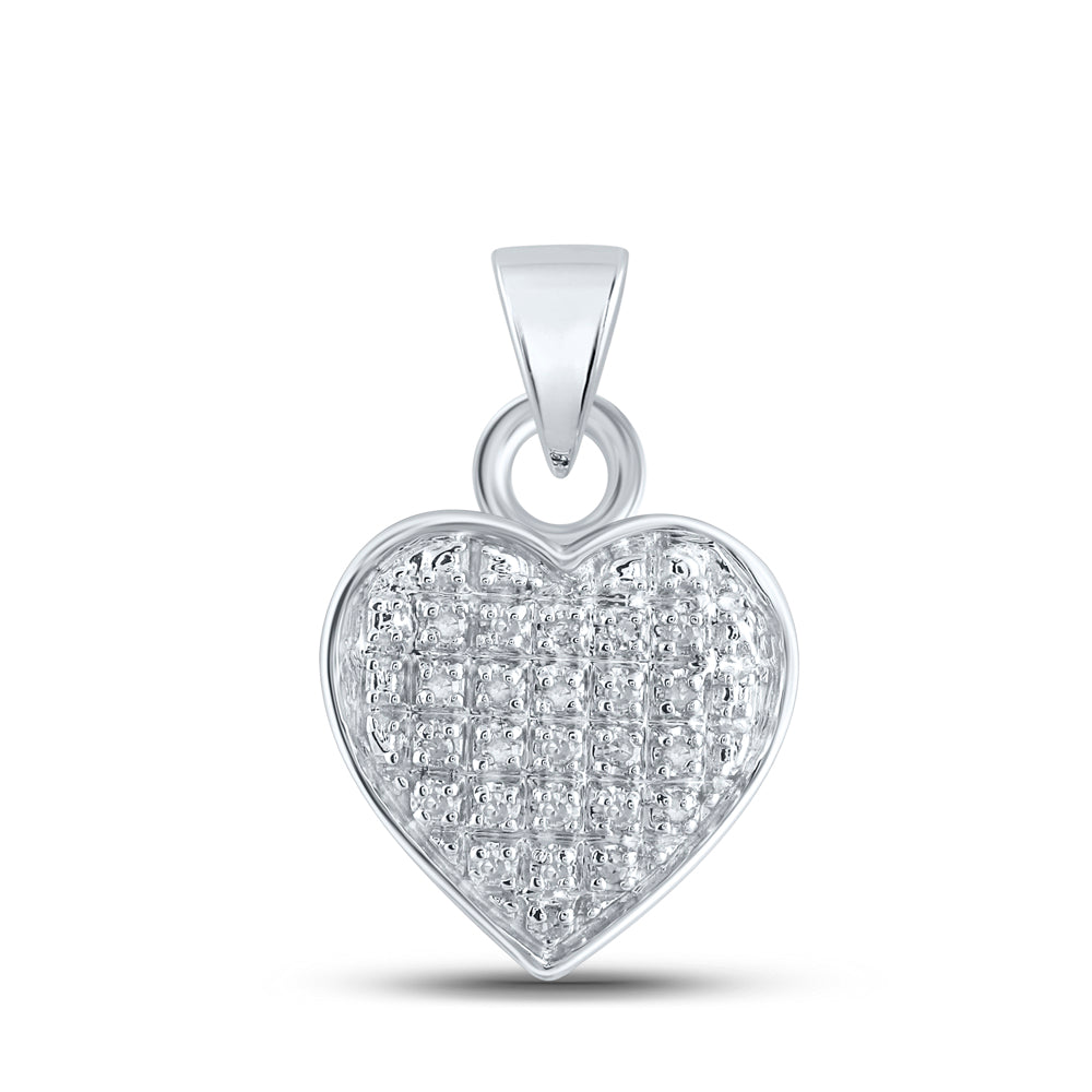 1/20CTW-DIA MICRO-PAVE PENDANT Daisy Joyeria
