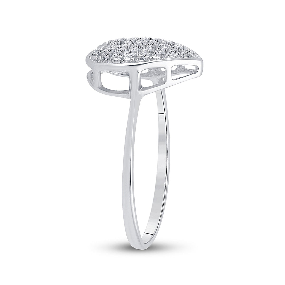 1/10CTW-DIA P3 MICRO-PAVE GIFT HEART RING 7 Daisy Joyeria