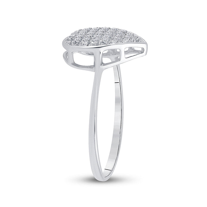 1/10CTW-DIA P3 MICRO-PAVE GIFT HEART RING 7 Daisy Joyeria