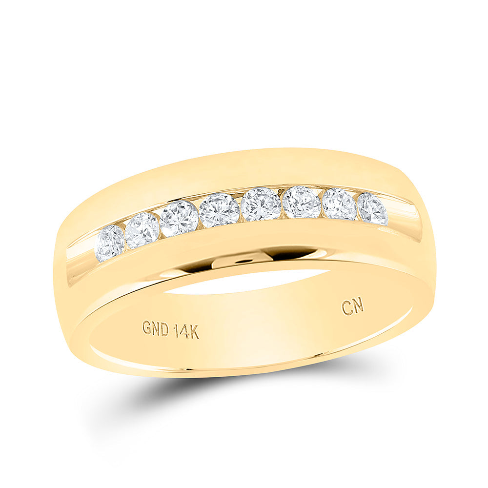 1/2CTW-DIA AM ACCUSET MENS BAND Daisy Joyeria